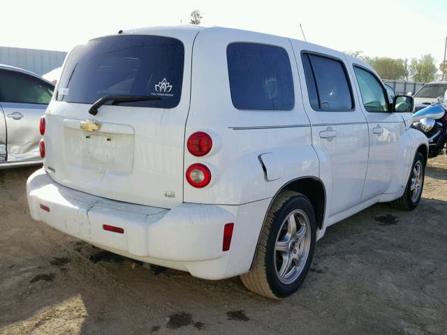 3GNDA13D88S583187 - 2008 CHEVROLET HHR LS WHITE photo 4