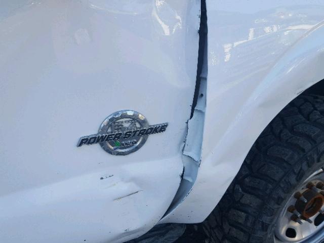 1FT7W2BT1DEB72546 - 2013 FORD F250 SUPER WHITE photo 9