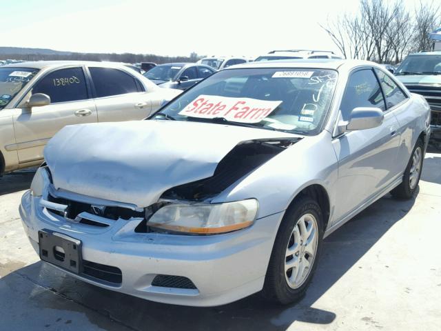 1HGCG22531A002383 - 2001 HONDA ACCORD EX SILVER photo 2