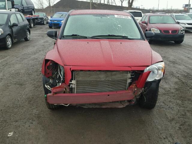 1B3HB48A09D182324 - 2009 DODGE CALIBER SX RED photo 9