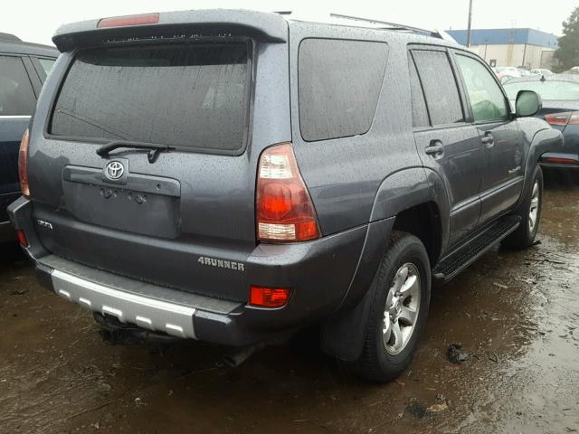 JTEBT14R938008260 - 2003 TOYOTA 4RUNNER SR GRAY photo 4