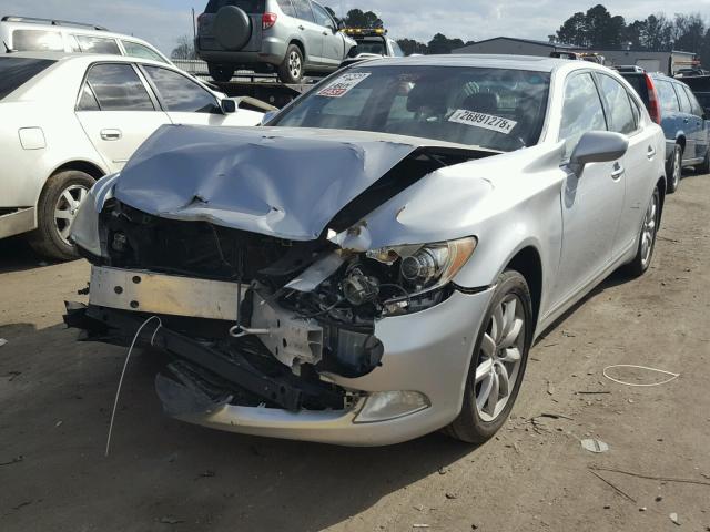 JTHBL46F095089019 - 2009 LEXUS LS 460 SILVER photo 2