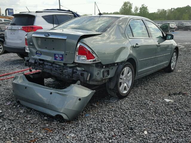 3FAHP08168R123458 - 2008 FORD FUSION SEL GREEN photo 4