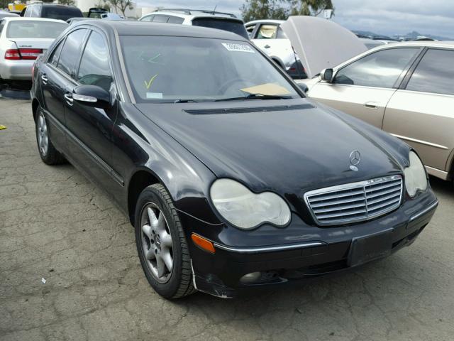 WDBRF61J22F286061 - 2002 MERCEDES-BENZ C 240 BLACK photo 1