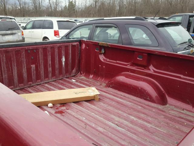 1GCEK14C67Z551663 - 2007 CHEVROLET SILVERADO RED photo 6