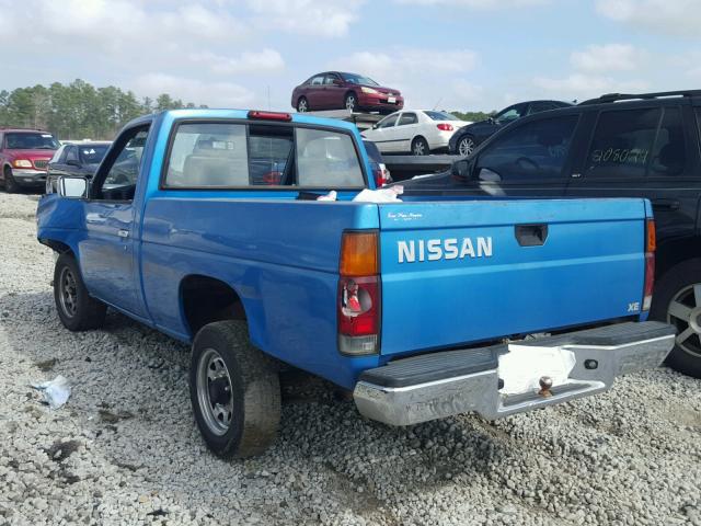 1N6SD11S9SC312920 - 1995 NISSAN TRUCK E/XE BLUE photo 3