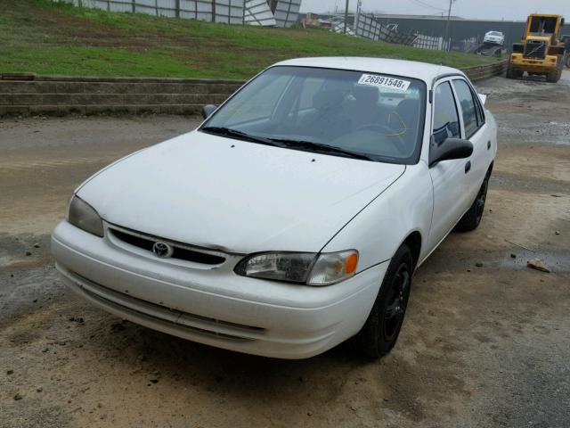 1NXBR12EXYZ384804 - 2000 TOYOTA COROLLA VE WHITE photo 2