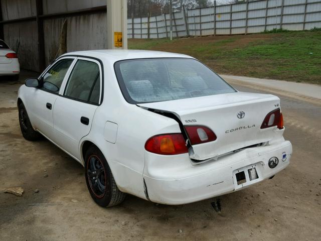 1NXBR12EXYZ384804 - 2000 TOYOTA COROLLA VE WHITE photo 3