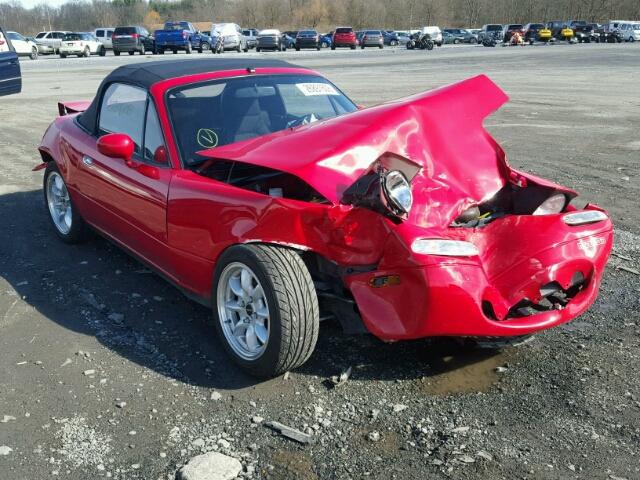 JM1NA3515L0114831 - 1990 MAZDA MX-5 MIATA RED photo 1