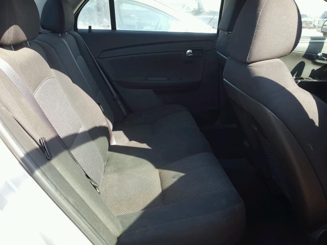 1G1ZC5EB1AF140412 - 2010 CHEVROLET MALIBU 1LT 银色 照片 6