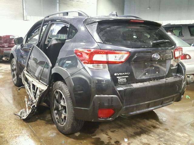 JF2GTABC4JH224282 - 2018 SUBARU CROSSTREK GRAY photo 3