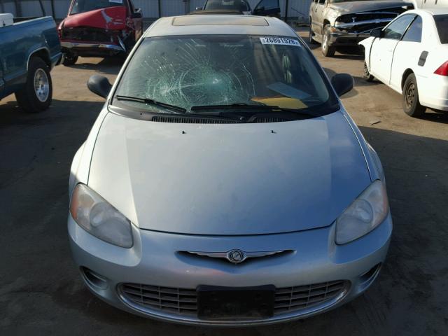 1C3EL46T93N538391 - 2003 CHRYSLER SEBRING LX BLUE photo 9