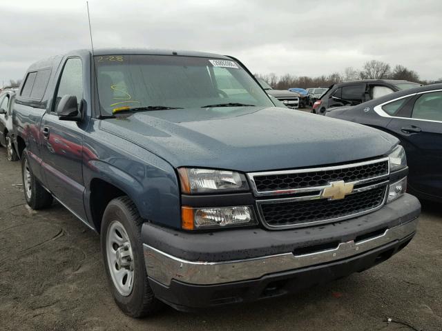 1GCEC14XX7Z132277 - 2007 CHEVROLET SILVERADO BLUE photo 1