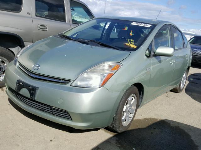 JTDKB20UX77581431 - 2007 TOYOTA PRIUS GREEN photo 2