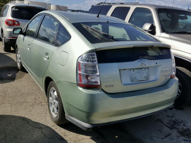 JTDKB20UX77581431 - 2007 TOYOTA PRIUS GREEN photo 3