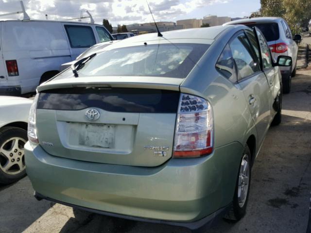 JTDKB20UX77581431 - 2007 TOYOTA PRIUS GREEN photo 4