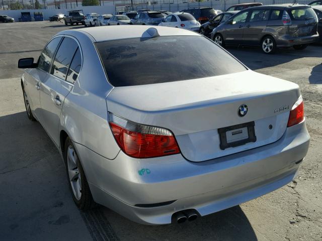 WBANA73534B800513 - 2004 BMW 530 I SILVER photo 3