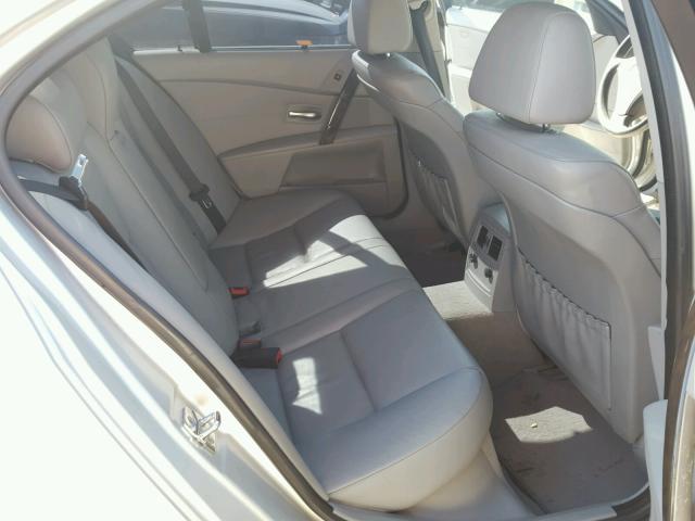 WBANA73534B800513 - 2004 BMW 530 I SILVER photo 6