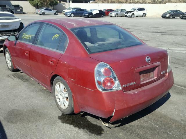 1N4AL11D55C145498 - 2005 NISSAN ALTIMA S BURGUNDY photo 3