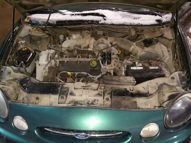 1FAFP53U0XG325496 - 1999 FORD TAURUS SE GREEN photo 7