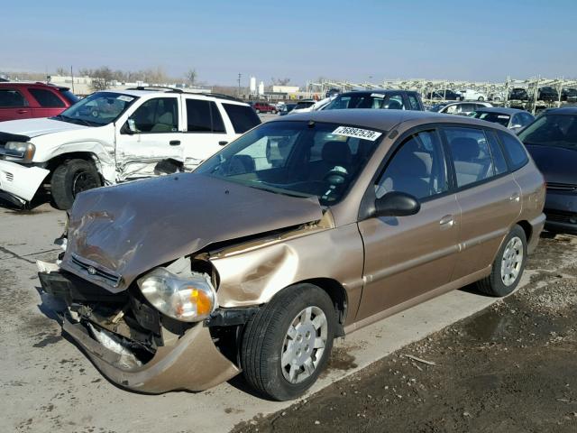 KNADC163026087430 - 2002 KIA RIO CINCO GOLD photo 2