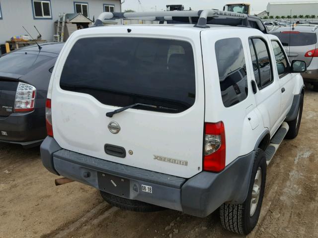 5N1ED28T52C562865 - 2002 NISSAN XTERRA XE WHITE photo 4