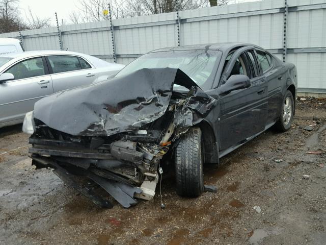 2G2WP552361200689 - 2006 PONTIAC GRAND PRIX BLACK photo 2