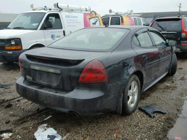 2G2WP552361200689 - 2006 PONTIAC GRAND PRIX BLACK photo 4