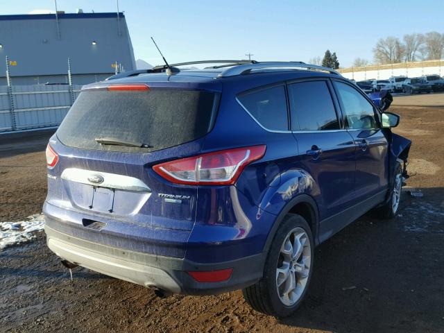 1FMCU9J96EUC07149 - 2014 FORD ESCAPE TIT BLUE photo 4