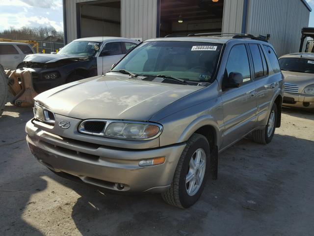 1GHDT13S032120007 - 2003 OLDSMOBILE BRAVADA TAN photo 2