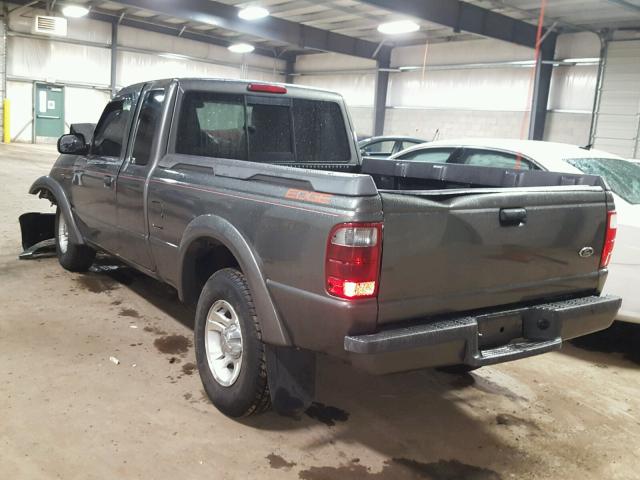 1FTYR44U44PA21816 - 2004 FORD RANGER SUP CHARCOAL photo 3