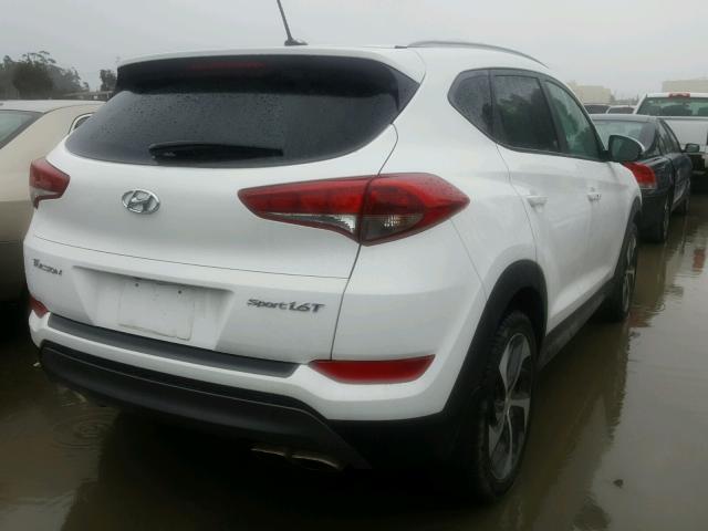 KM8J33A25GU201422 - 2016 HYUNDAI TUCSON LIM WHITE photo 4