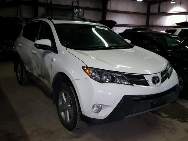 2T3RFREV9EW194271 - 2014 TOYOTA RAV4 XLE WHITE photo 1