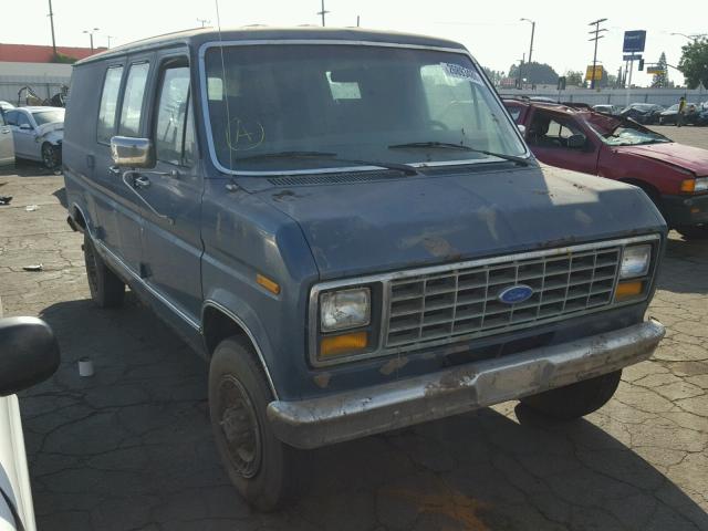 1FTFE24N3JHC04047 - 1988 FORD ECONOLINE BLUE photo 1