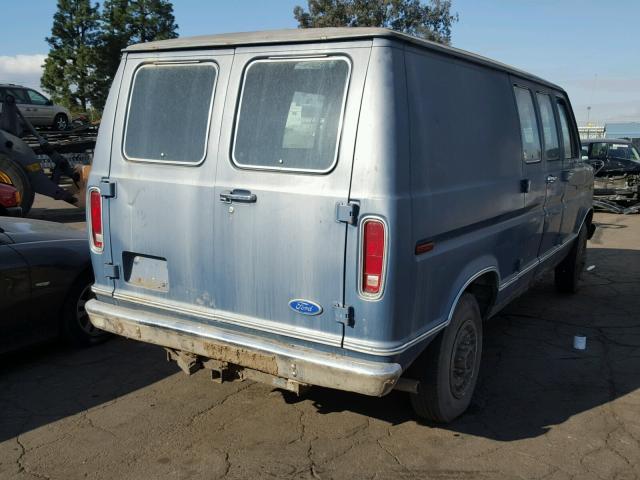 1FTFE24N3JHC04047 - 1988 FORD ECONOLINE BLUE photo 4