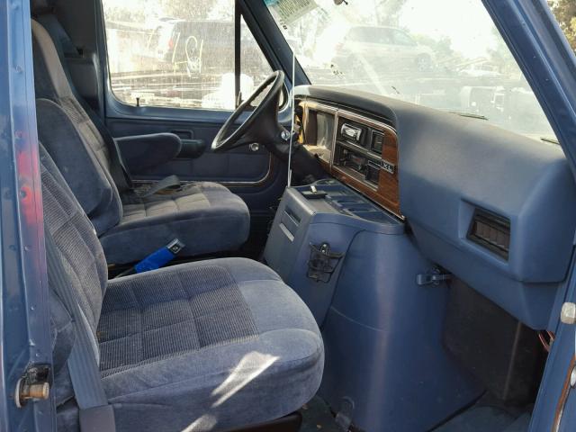 1FTFE24N3JHC04047 - 1988 FORD ECONOLINE BLUE photo 5