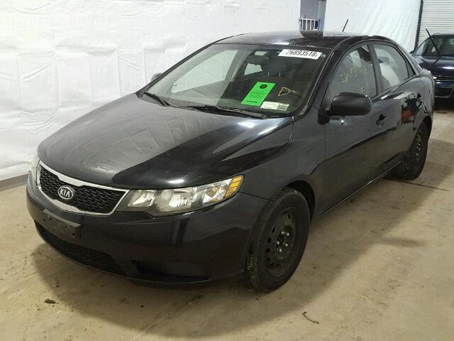 KNAFT4A27B5428014 - 2011 KIA FORTE LX BLACK photo 2