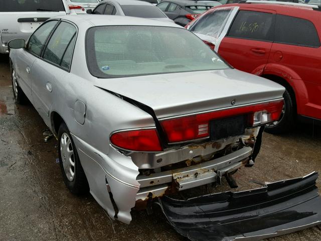 2G4WS52J621186153 - 2002 BUICK CENTURY CU SILVER photo 3