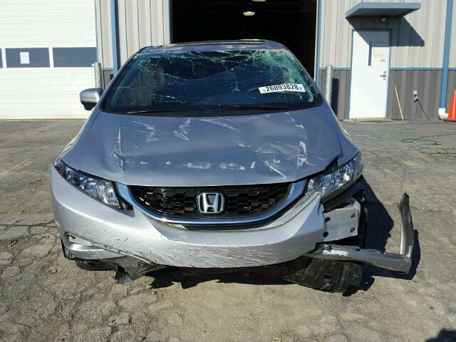 19XFB2F86FE237122 - 2015 HONDA CIVIC EX SILVER photo 9