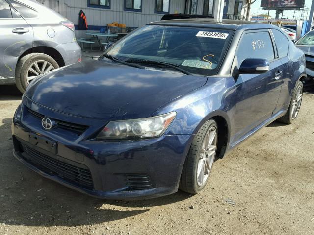 JTKJF5C75B3020537 - 2011 TOYOTA SCION TC 蓝色 照片 2