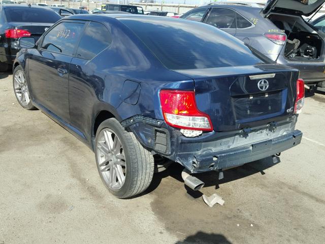 JTKJF5C75B3020537 - 2011 TOYOTA SCION TC 蓝色 照片 3
