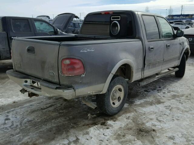 1FTRW08L82KA09976 - 2002 FORD F150 SUPER GRAY photo 4