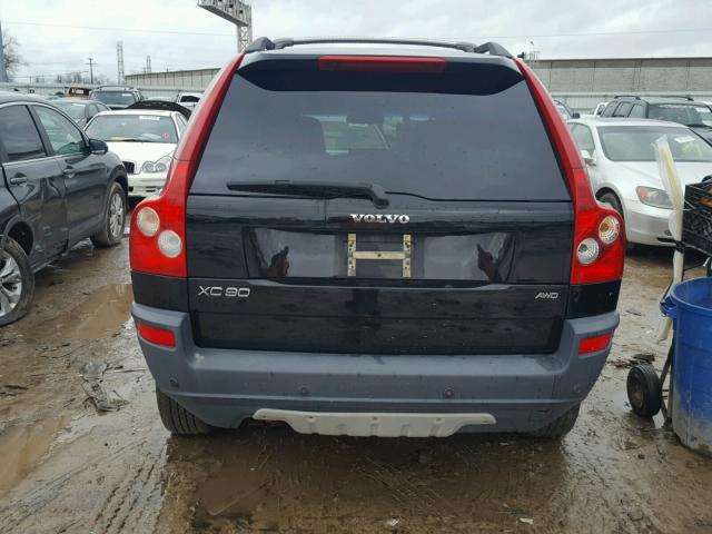 YV4CZ592661294069 - 2006 VOLVO XC90 BLACK photo 9