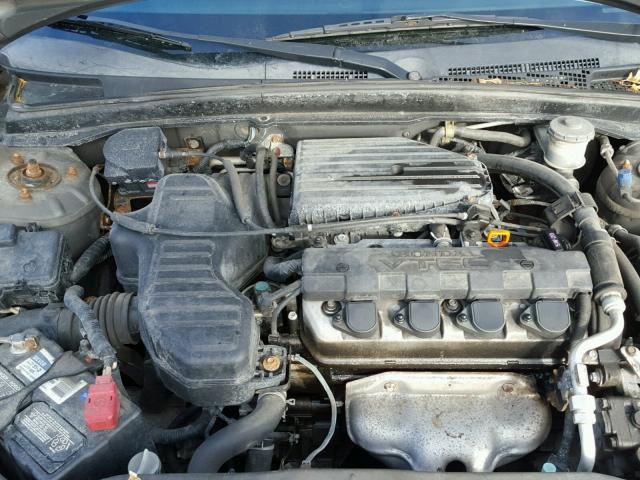 2HGES26764H549480 - 2004 HONDA CIVIC EX GRAY photo 7