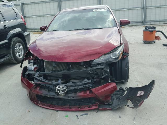 4T1BF1FK3FU955748 - 2015 TOYOTA CAMRY LE MAROON photo 9