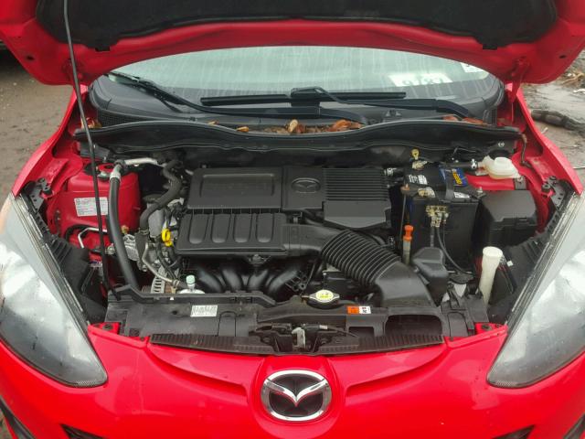 JM1DE1KY4E0178125 - 2014 MAZDA MAZDA2 SPO 红色 照片 7