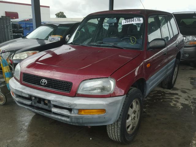 JT3GP10V5V7008576 - 1997 TOYOTA RAV4 BURGUNDY photo 2