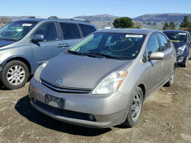 JTDKB20U683343133 - 2008 TOYOTA PRIUS BEIGE photo 2