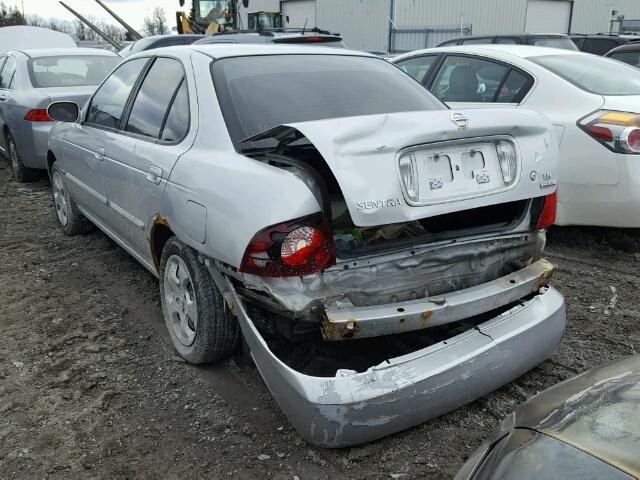 3N1CB51D76L515095 - 2006 NISSAN SENTRA 1.8 SILVER photo 3