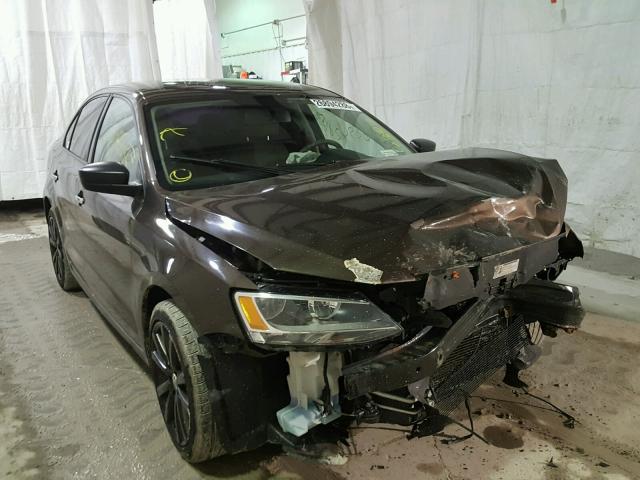 3VW2K7AJ1BM364945 - 2011 VOLKSWAGEN JETTA BASE BROWN photo 1